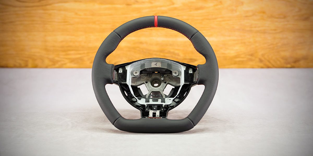 Nissan X-Trail II Custom steering wheel
