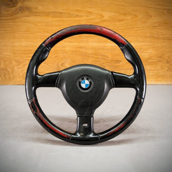 BMW E34 steering wheel before upholstery BMW E34 steering wheel before upholstery