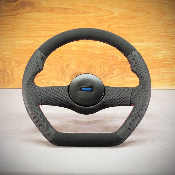 Fiat Cinquecento steering wheel after modification Fiat Cinquecento steering wheel after modification