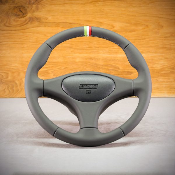 Fiat Punto steering wheel after modification
