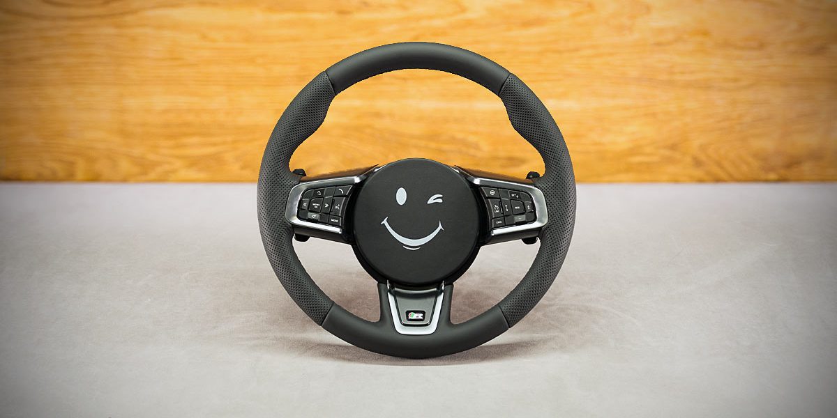 Jaguar E-pace Custom steering wheel