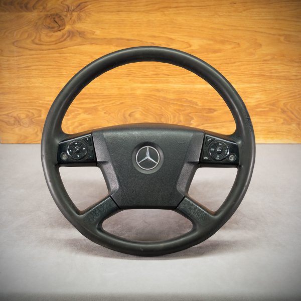 Mercedes-Benz Actros steering wheel before upholstery Mercedes-Benz Actros steering wheel before upholstery
