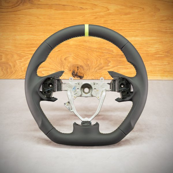 Mitsubishi Lancer steering wheel after modification