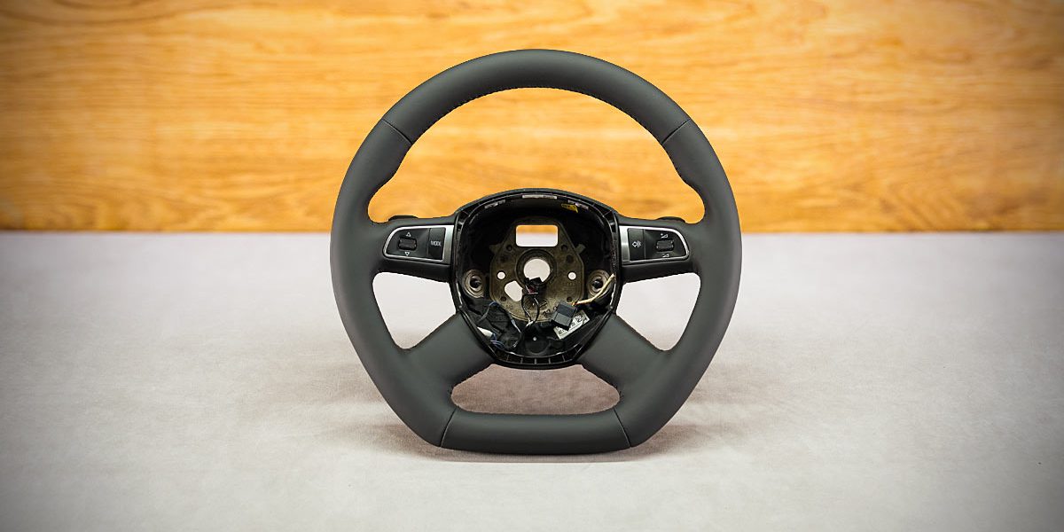 Audi A8 Custom steering wheel
