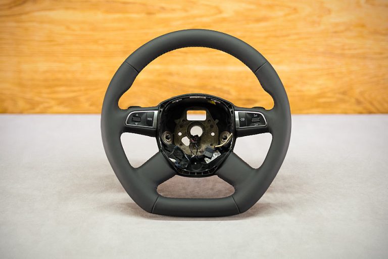 Audi A8 Custom steering wheel