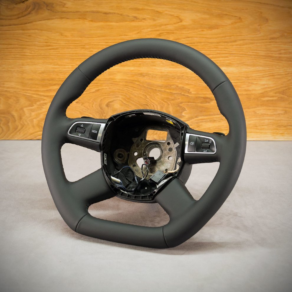 Audi A8 Custom steering wheel