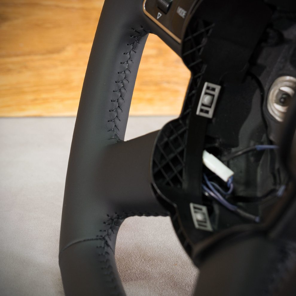 Audi A8 Custom steering wheel