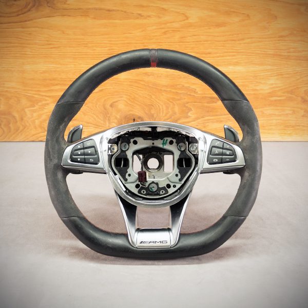 Mercedes-Benz CLA steering wheel before upholstery