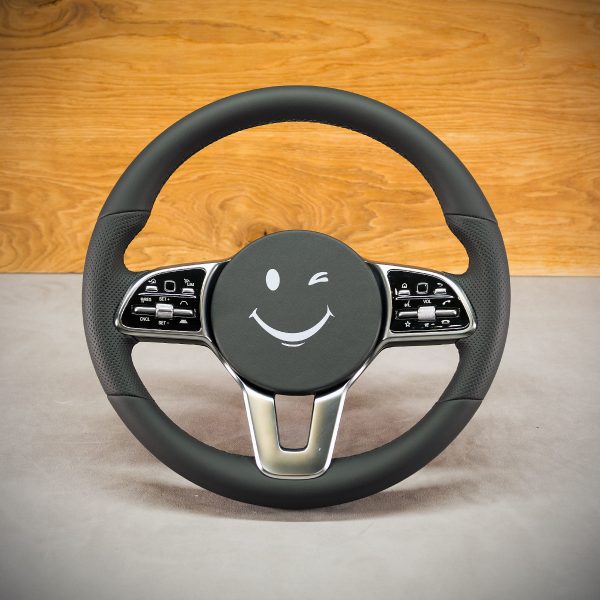Mercedes-Benz W205 steering wheel after upholstery