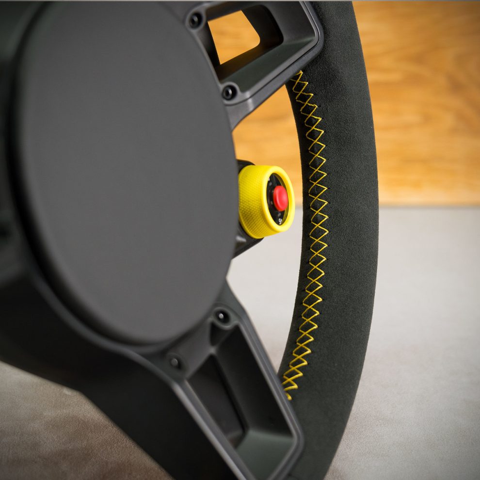 Porsche 718 Cayman Custom steering wheel