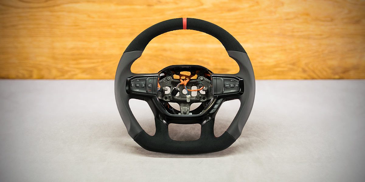 RAM 1500 Custom steering wheel