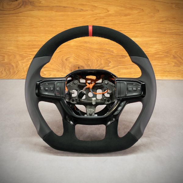 RAM 1500 steering wheel after modification