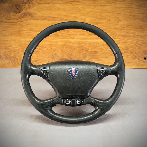 Scania R steering wheel before upholstery