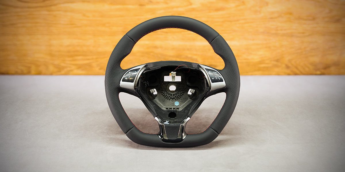 Abarth Grande Punto Custom steering wheel