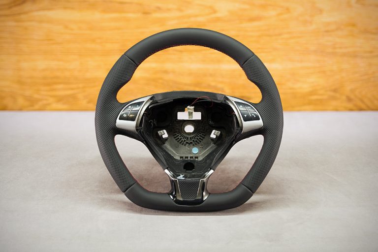 Abarth Grande Punto Custom steering wheel