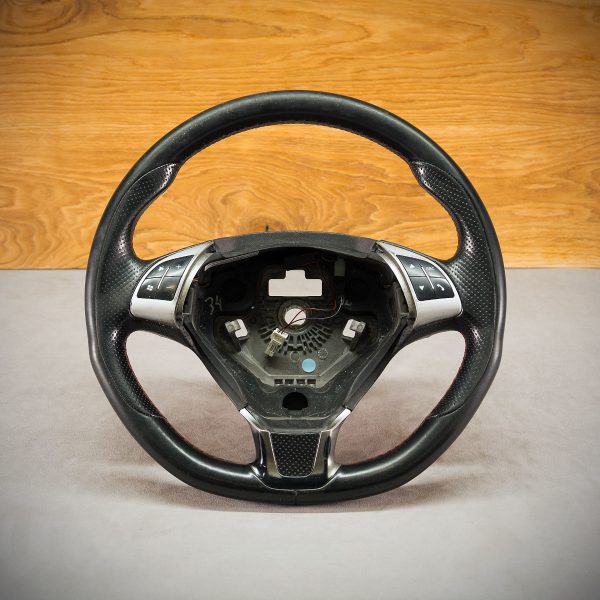 Abarth Grande Punto steering wheel before modification