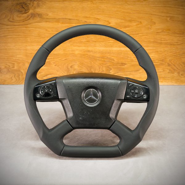 Mercedes-Benz Atego steering wheel after modification