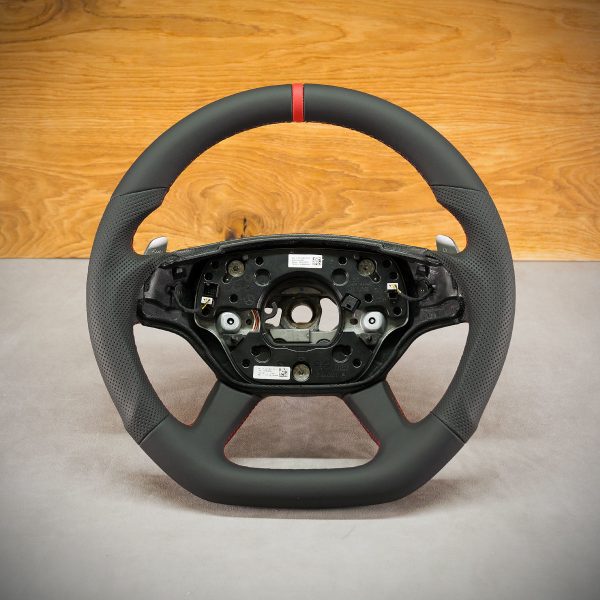 Mercedes-Benz W216 steering wheel after modification