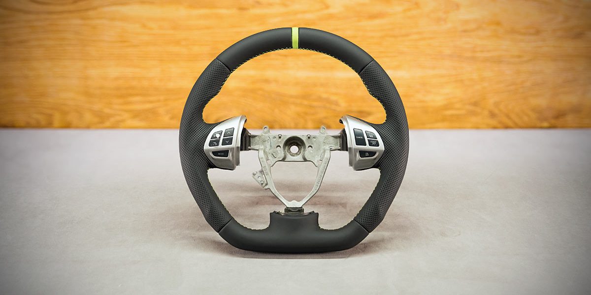 Mitsubishi Lancer Custom steering wheel