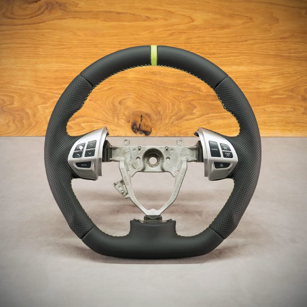 Mitsubishi Lancer steering wheel after modification