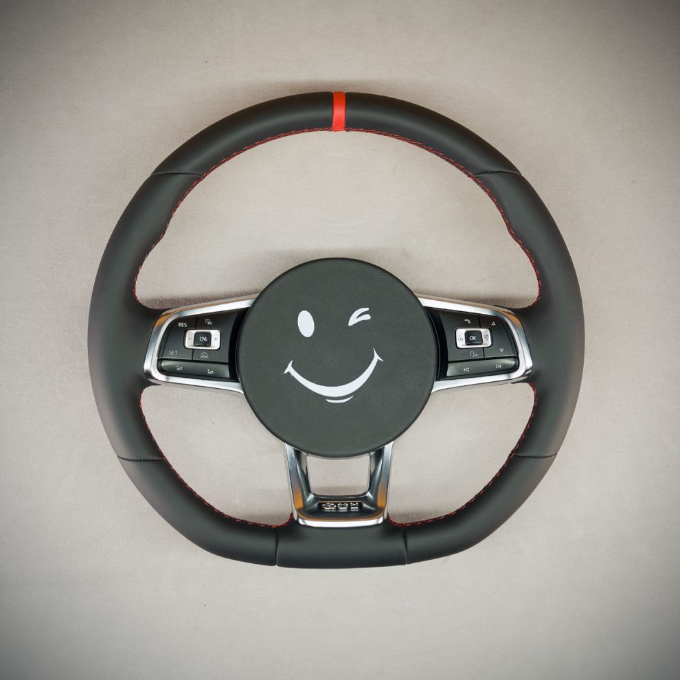 Volkswagen Golf GTI Custom steering wheel