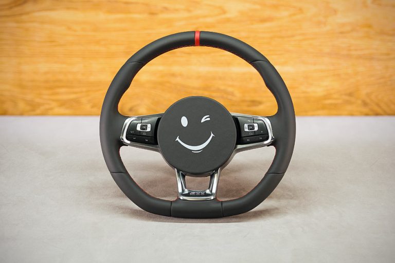 Volkswagen Golf GTI Custom steering wheel