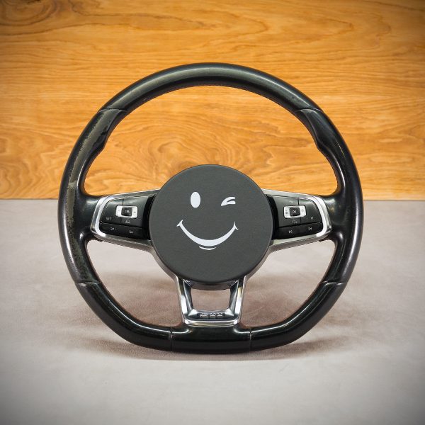 Volkswagen Golf GTI steering wheel before upholstery