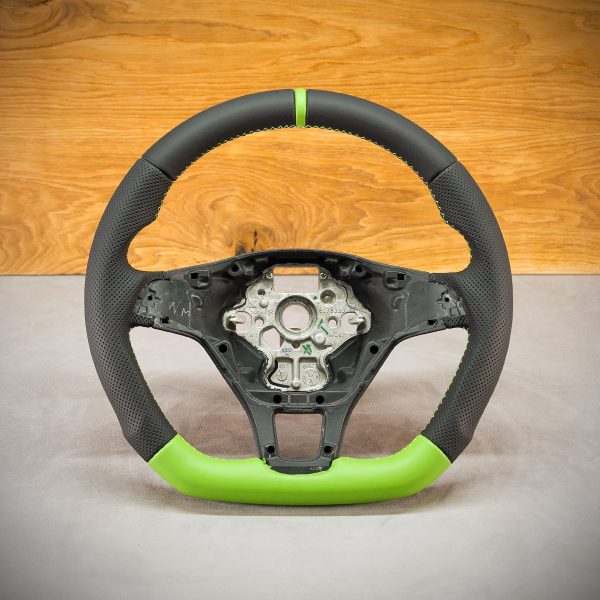 Volkswagen Multivan T6 steering wheel after modification