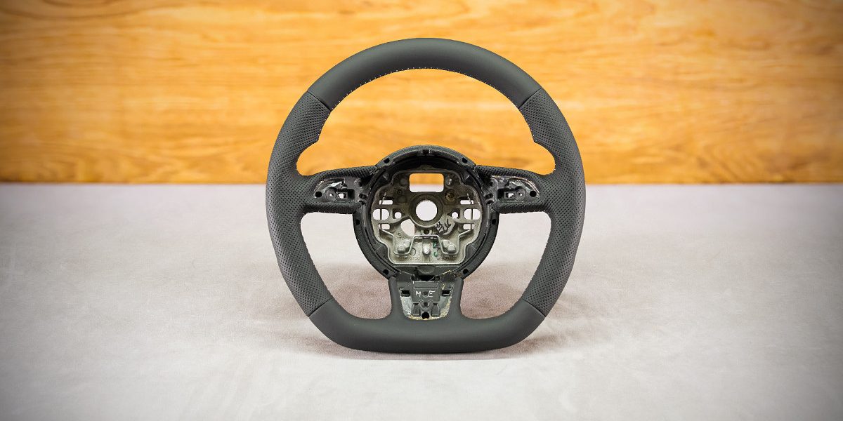 Audi A6 C7 Custom steering wheel