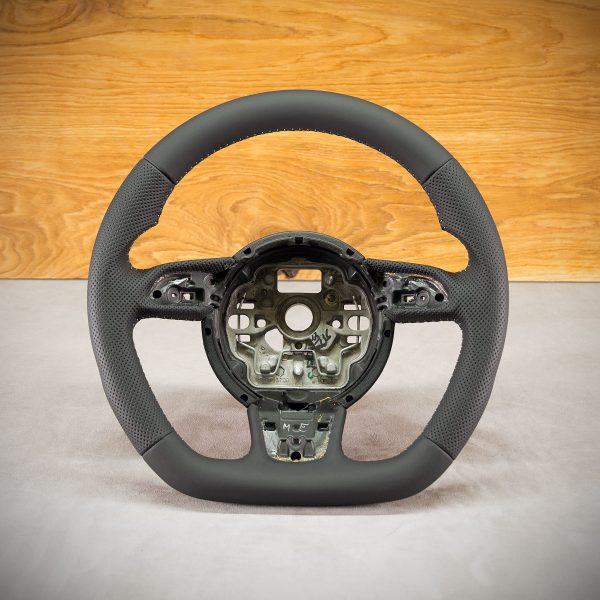 Audi A6 C7 steering wheel after modification