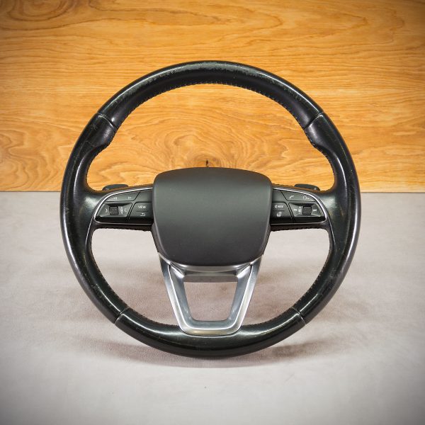 Audi Q7 steering wheel before upholstery