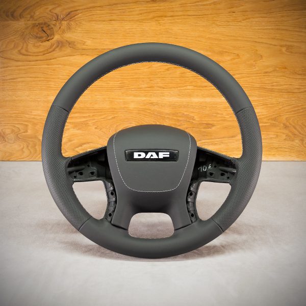 DAF Euro 6 steering wheel after upholstery