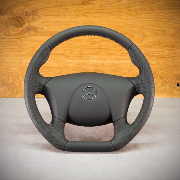 Mercedes-Benz Atego steering wheel after modification