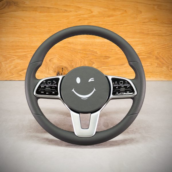 Mercedes-Benz Sprinter steering wheel after upholstery