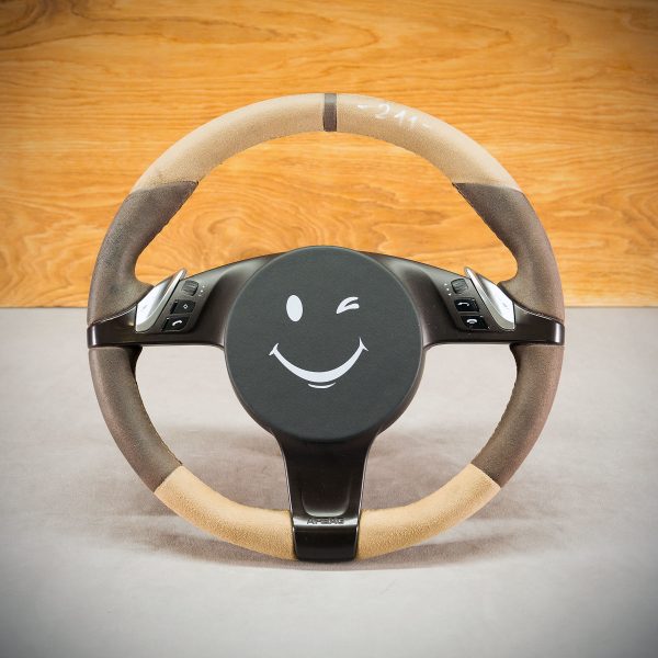 Porsche Cayenne GTS steering wheel before upholstery Porsche Cayenne GTS steering wheel before upholstery