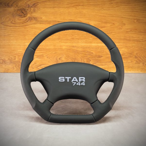 Star 744 steering wheel after modification