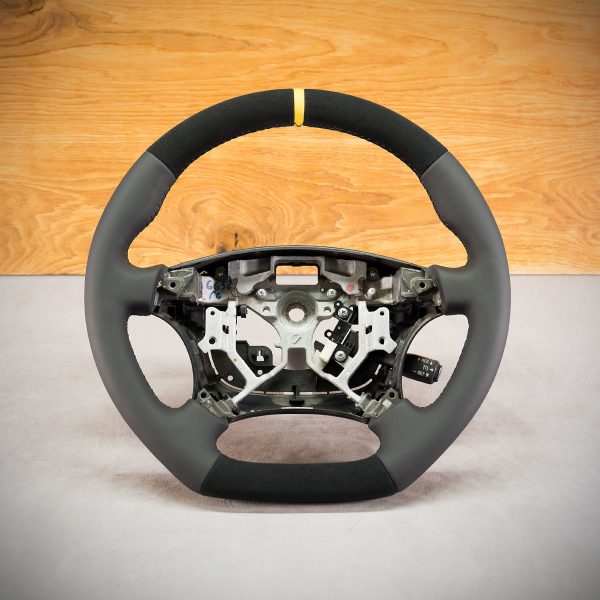 Toyota Land Cruiser steering wheel after modification