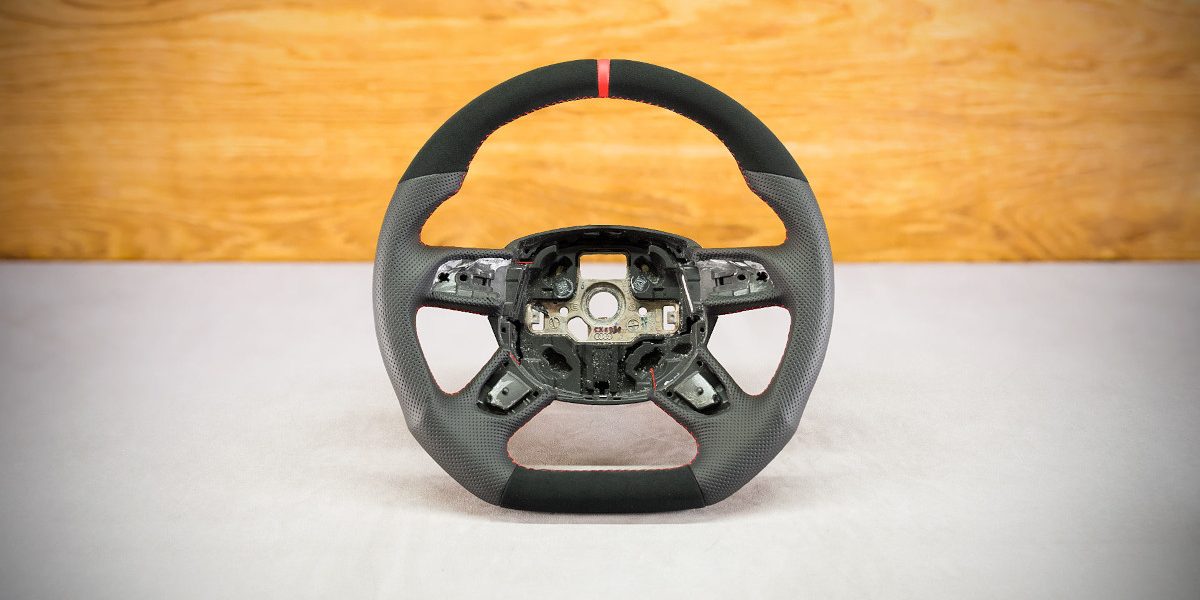 Audi A4 B8 Custom steering wheel