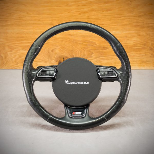 Audi A6 C7 steering wheel before modification Audi A6 C7 steering wheel before modification
