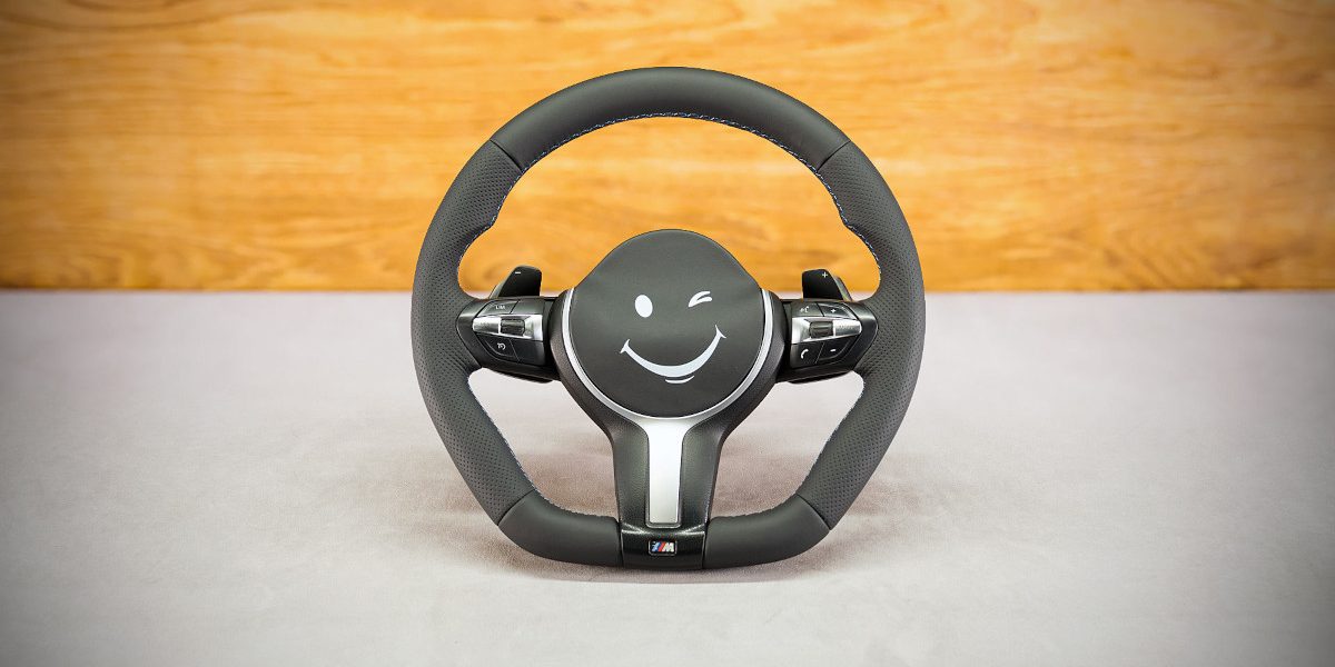 BMW F06 Custom steering wheel