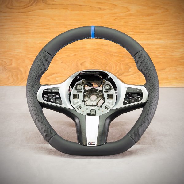 BMW F44 steering wheel after modification