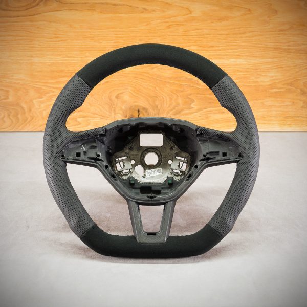 Skoda Octavia III steering wheel after modification