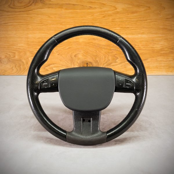 Skoda Octavia Mk2 VRS steering wheel before modification