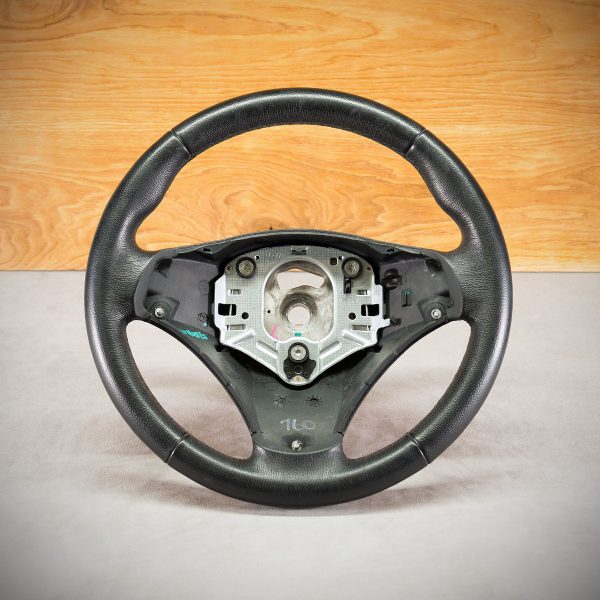 BMW E90 steering wheel before modification