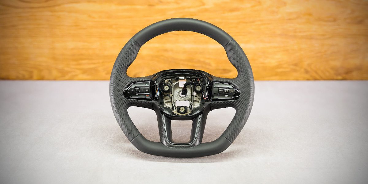 Dodge RAM Custom steering wheel