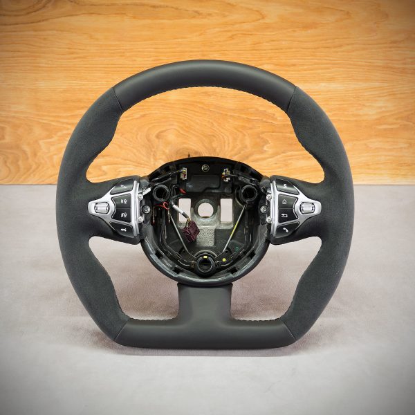 Aston Martin BD11 steering wheel after modification