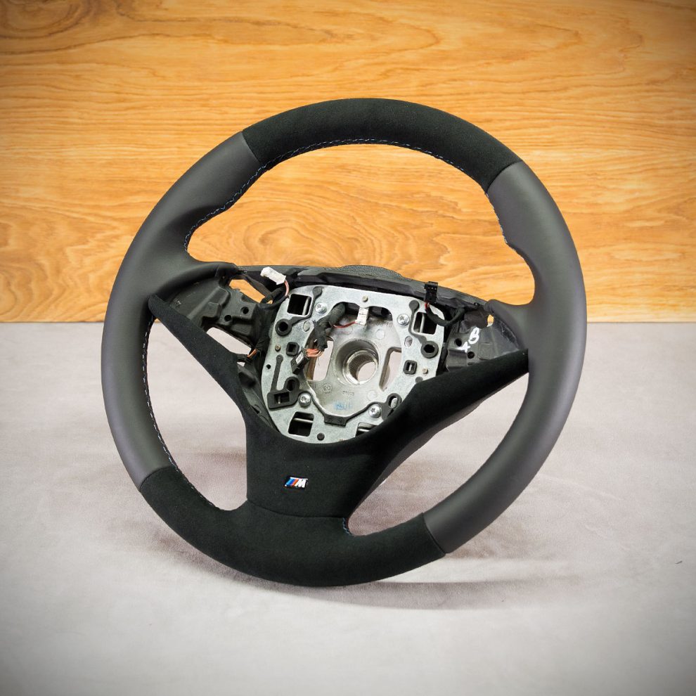 BMW E61 Custom steering wheel