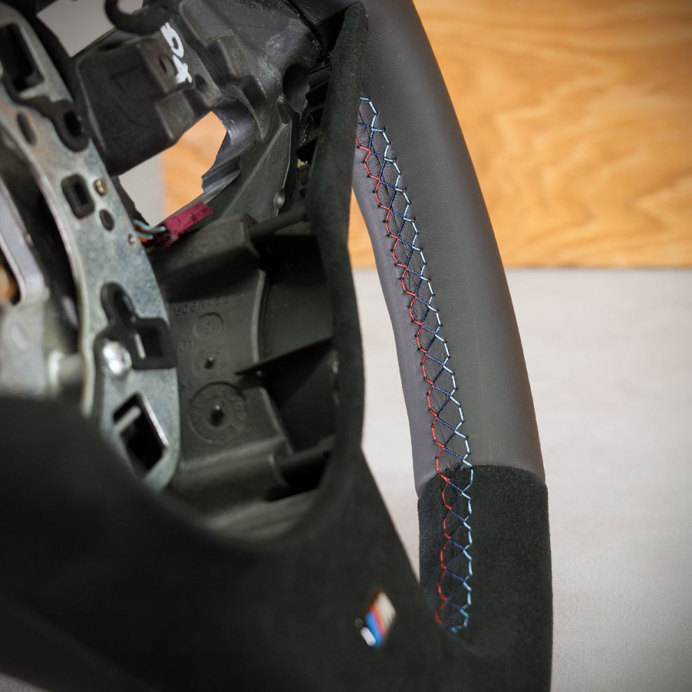 BMW E61 Custom steering wheel