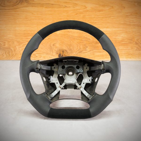 Nissan Patrol steering wheel after modification