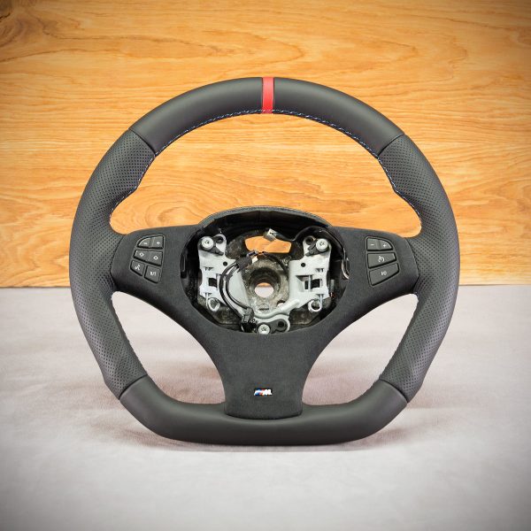 BMW X5 E83 steering wheel after modification BMW X5 E83 steering wheel after modification